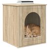 vidaXL Cat House Sonoma 53 x 52 x 62 cm Engineered Wood