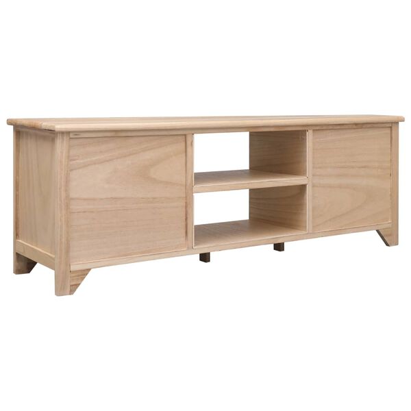 vidaXL TV Cabinet 115x30x40 cm Paulownia Wood