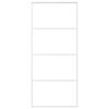 vidaXL Sliding Door Frosted ESG Glass and Aluminium 90x205 cm White