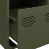 vidaXL Highboard Olive Green 39x35x103.5 cm Steel