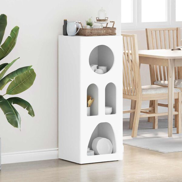 vidaXL Sideboard White 40 x 35 x 100.5 cm Engineered Wood