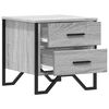vidaXL Bedside Cabinets 2 pcs Grey Sonoma 40x41x40 cm Engineered Wood