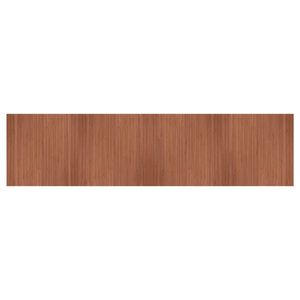 vidaXL Rug Rectangular Brown 100x400 cm Bamboo
