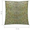 vidaXL Camouflage Net with Storage Bag 5x5 m Green