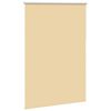 vidaXL Roller Blind Blackout Beige 110x150 cm Fabric Width 105.7 cm Polyester