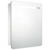 vidaXL LED Bathroom Mirror Cabinet 68x9x80 cm