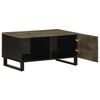 vidaXL Coffee Table Black 80x50x40 cm Solid Wood Mango