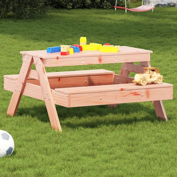 vidaXL Picnic Table for Kids 88x97x52 cm Solid Wood Douglas