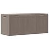 vidaXL Garden Storage Box 270L Brown PP Wood Look