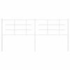 vidaXL Metal Replace Headboard White 180 cm
