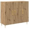 vidaXL Sideboard Artisan Oak 90 x 34 x 80 cm Engineered Wood
