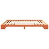vidaXL Bed Frame Brown 180 x 220 cm Solid Pine Wood