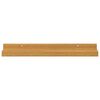 vidaXL Wall Shelf with Shelf 4 pcs Beige 40 x 9 x 3 cm Engineered Wood