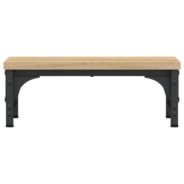 vidaXL Monitor Stand Sonoma Oak 37x23x14 cm Engineered Wood