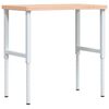 vidaXL Workbench 100x(55-60)x(73-99.5) cm Solid Wood Beech