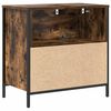 vidaXL Bathroom Basin Cabinet with Drawers Smoked Oak 60x34.5x60 cm