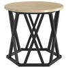 vidaXL Nesting Side Table 3 pcs Sonoma Oak Engineered Wood and Steel