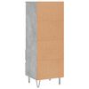 vidaXL Highboard Concrete Grey 40x36x110 cm Engineered Wood