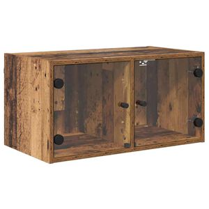 vidaXL Wall Cabinet Old Wood 68 x 37 x 35 cm Engineered Wood