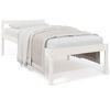 vidaXL Senior Bed without Mattress White 90x200cm Solid Wood Pine