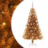 vidaXL Christmas Tree Gold 150 cm PET