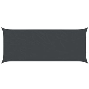 vidaXL Sun Shade Sail Black 6 x 2,5 m 100% Polyester Oxford