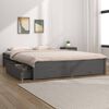 vidaXL Bed Frame without Mattress with Drawers Grey 120x200 cm (814946+815001)
