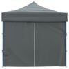 vidaXL Folding Pop-up Party Tent with 8 Sidewalls 870x291x315 cm Anthracite