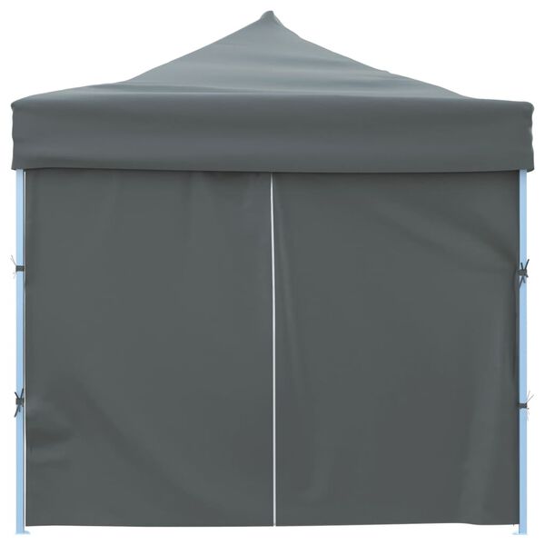 vidaXL Folding Pop-up Party Tent with 8 Sidewalls 870x291x315 cm Anthracite