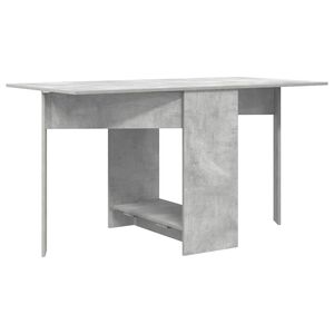 vidaXL Dinning Table 138 x 70 x 73.5 cm Engineered Wood Concrete Grey