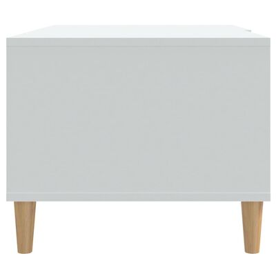vidaXL Coffee Table White 89,5x50x40 cm Engineered Wood