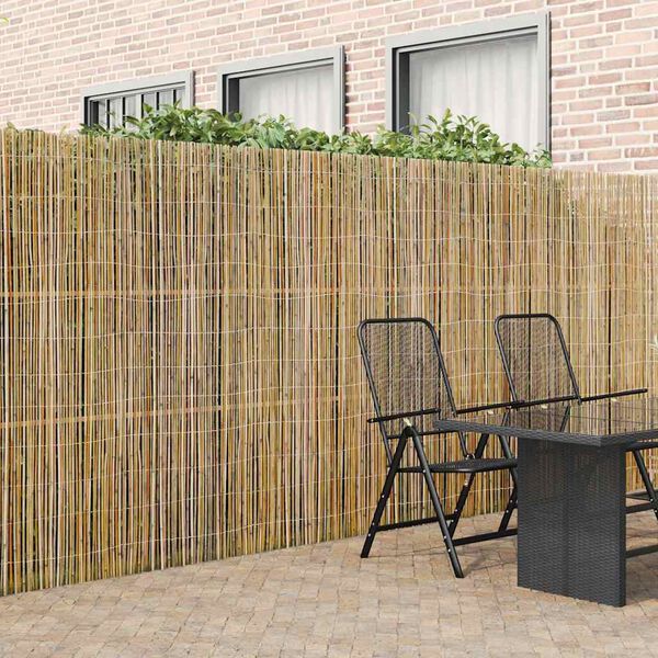 vidaXL Bamboo Fence Natural 400 x 180 cm Bamboo