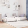 vidaXL Floor Bed Frame Concrete Grey 80 x 200 cm Engineered Wood