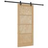 vidaXL Sliding Door ORKDAL Natural 86 x 198.5 cm Solid Pine Wood