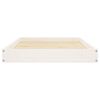 vidaXL Dog Bed White 91.5x64x9 cm Solid Wood Pine