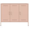vidaXL Sideboard Pink 100.5x39x79 cm Steel