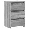 vidaXL Bed Cabinets 2 pcs Grey Sonoma 40x35x62.5 cm Engineered Wood