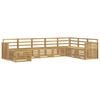 vidaXL Outdoor Sofa Set 8 pcs White 306 x 187.5 x 73 cm