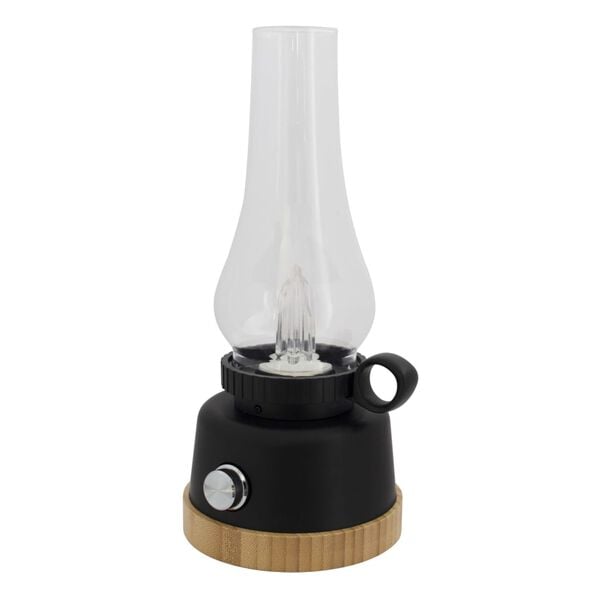 Eurotrail LED Camping Lamp Wind Bamboo Black