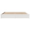 vidaXL Bed Frame without Mattress White 200x200 cm Solid Wood Pine