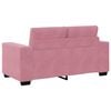 vidaXL Sofa Pink 160 x 80 x 82 cm Poly velvet