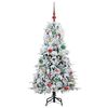 vidaXL Artificial Hinged Christmas Tree Green 150 cm PE and PVC