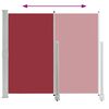 vidaXL Patio Retractable Side Awning 160x300 cm Red