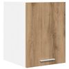 vidaXL Hanging Cabinet with Door Artisan Oak and White 30 x 31 x 40 cm