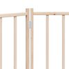 vidaXL Dog Gate Foldable 3 Panels 150 cm Solid Wood Fir