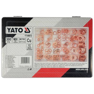 YATO 300 Piece Washer Set Copper YT-06872