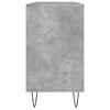 vidaXL Bathroom Cabinet Concrete Grey 80x33x60 cm Engineered Wood