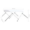vidaXL 2 Bow Bimini Top White 180x150x110 cm