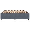 vidaXL Bed Frame without Mattress Dark Grey Super King Velvet