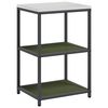 vidaXL Kitchen Storage Set 3 pcs Olive Green Cold-rolled Steel